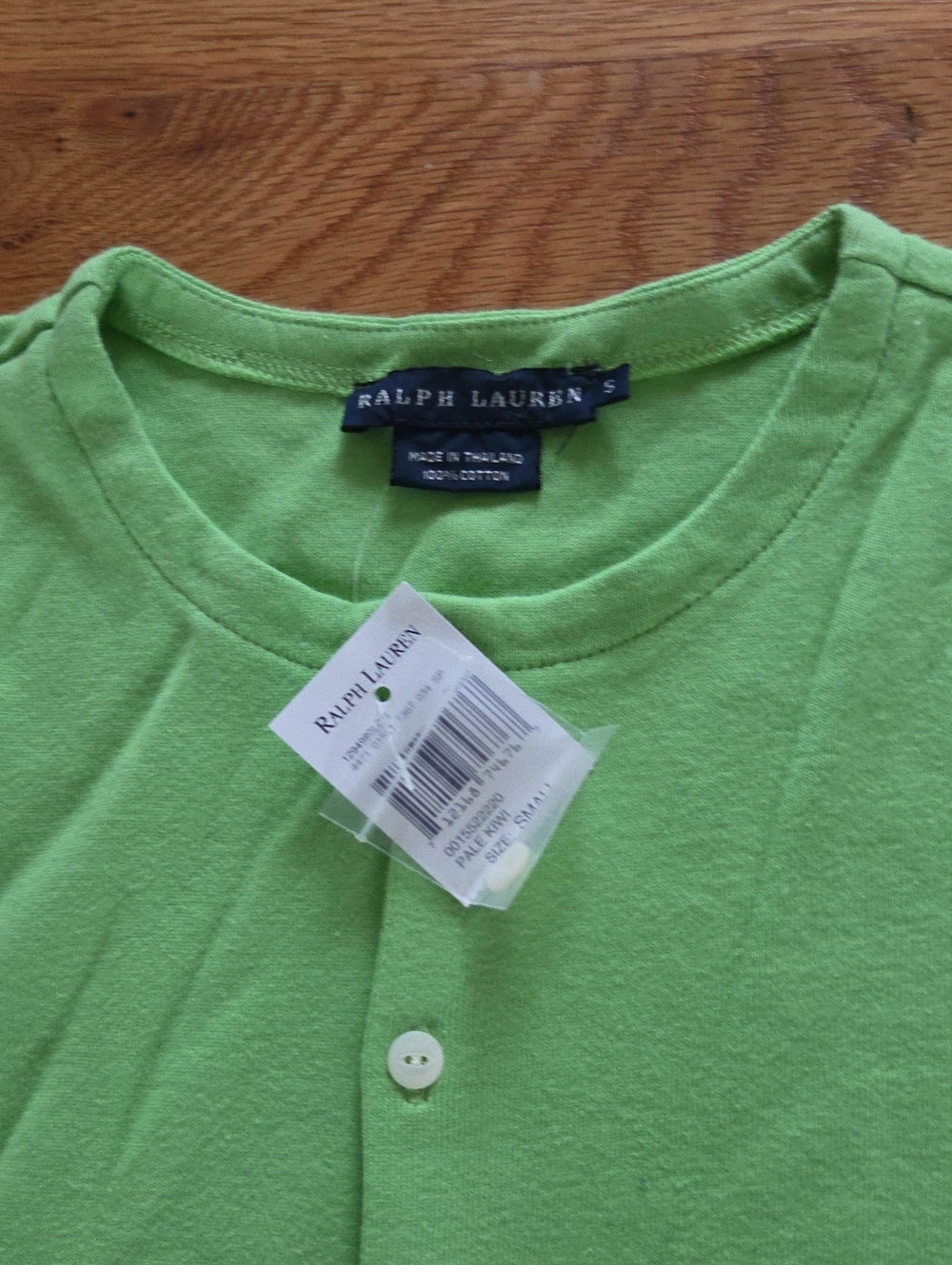 Ralph Lauren Citrus Green Cotton Cardigan Size Small